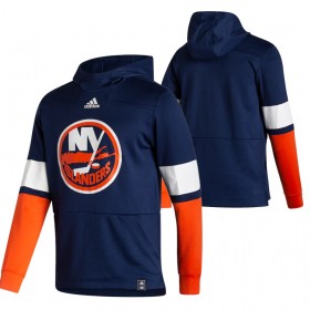 New York Islanders Blank 2020-21 Reverse Retro Hoodie Sawyer - Mannen